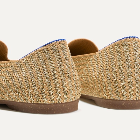 Rothy's The Almond Loafer - Gold Stripe Size 7.57.5 - Picture 4 of 5